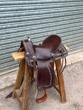 VINTAGE leather Western Horse