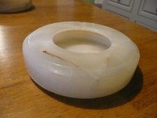 Beautiful round onyx ashtray - beautiful, -round-onyx-