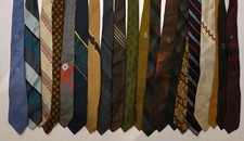 Vintage Skinny Neck Tie Lot