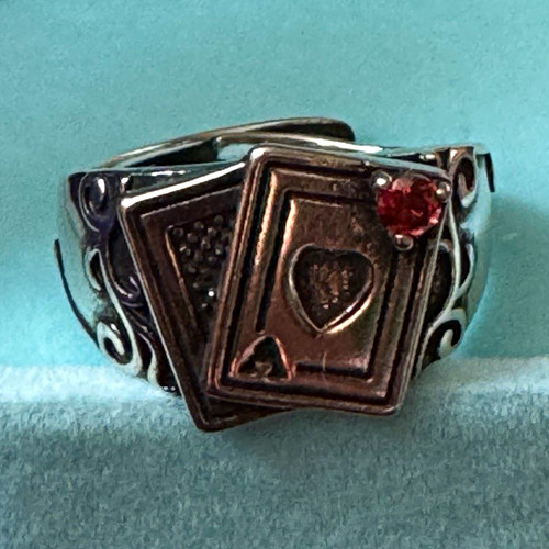Playing cards signet - cards, band