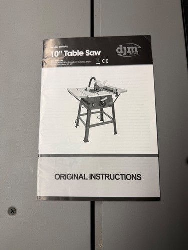 Inch woodwdrking table saw - table,