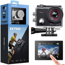 AKASO EK7000 Pro 4K Action Camera Touch Screen EIS Adjustable View Angle 40m