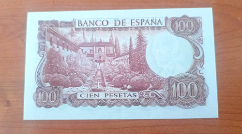 Banco españa 100 pesetas - españa,