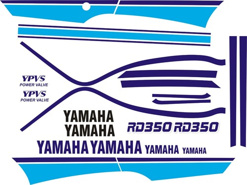 Decals for yamaha rd350 - decals, lc