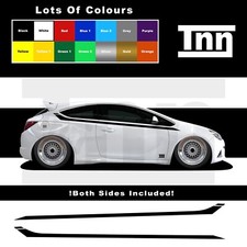 Side Stripe Stickers For Vauxhall Astra VXR SXI SRI GTC MK6 Graphics Decals Opel