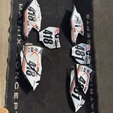 Ktm Sx 85 2018-2024 Plastic Number Boards & Graphics X2