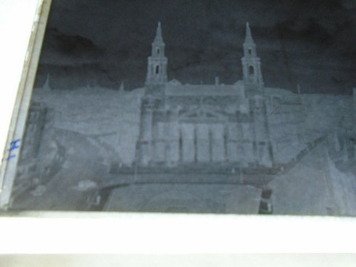 Glass negative vintage - ,
