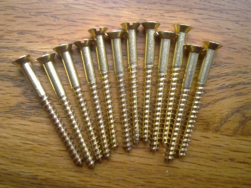 Brass wood screws 2 - brass, x