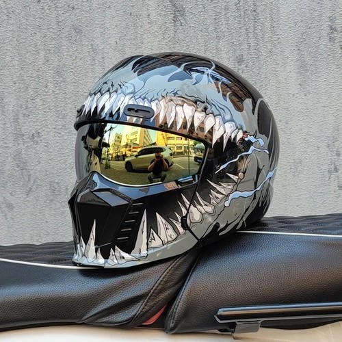 Retro motorcycle helmet abs - helmet,