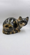 Winstanley Large Size 5 Tabby Cat With Glass Eyes