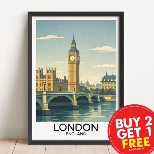 London travel poster - poster,,