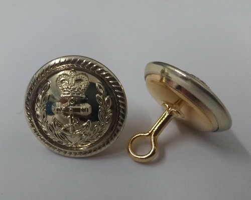 Royal navy buttons officers - navy, rn