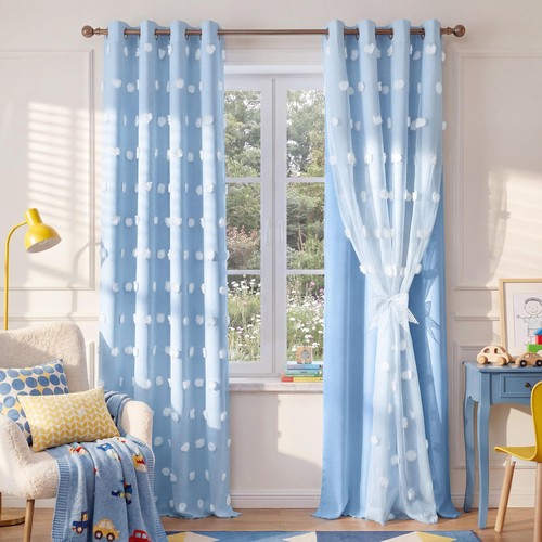 Room darkening blue double - darkening,