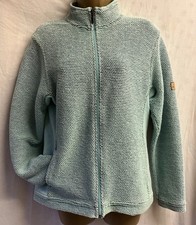 Weird Fish Aqua Macaroni Textured Sze Large Full Zip Jacket Womens Top & Pockets