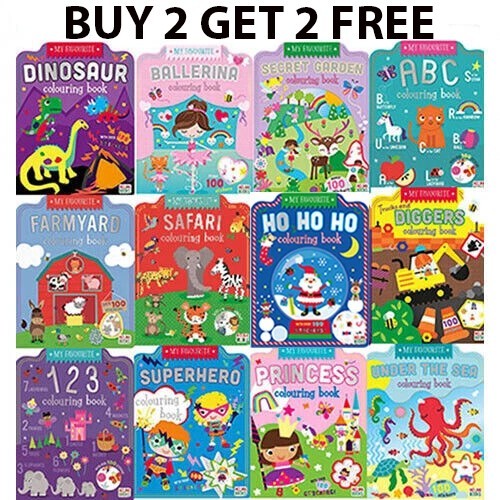 Kids colouring books - books, book
