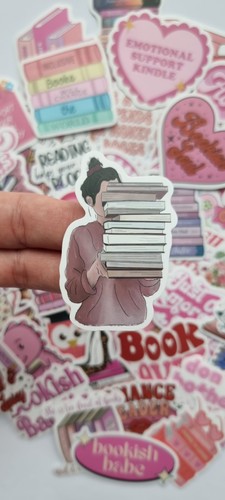 Pcs reading stickers pink - 49,