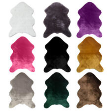 Large Faux Fur Sheepskin Rug Fluffy Mat Room Sofa Bed Hairy Shaggy Floor Carpet
