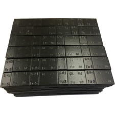 25 x Black Adhesive Stick On