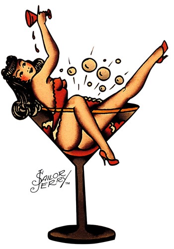 Sailor jerry tattoo art print - sailor,