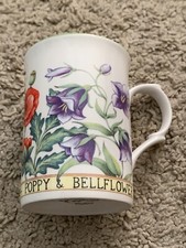 Vintage Poppy and Bellflower