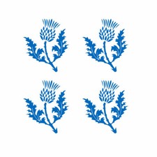Set of 4 Scotland Thistle