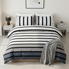 Soho Black Stripe Duvet Cover