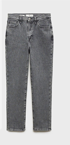 Mango women grey acid wash - grey,