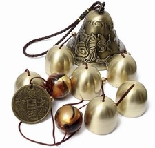 Copper 6 Bells Hanging Wind