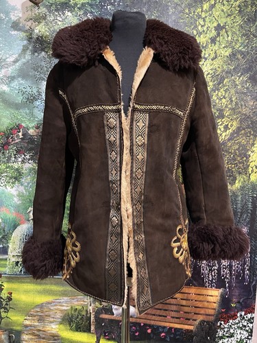 Vintage afghan sheepskin - afghan,