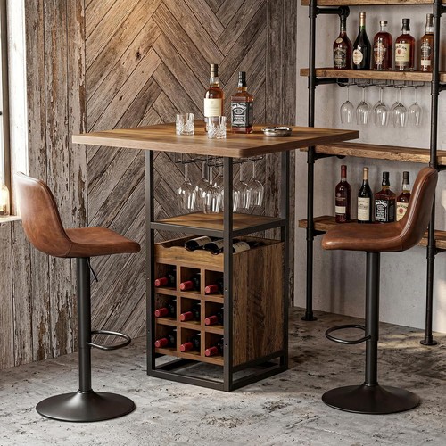 Square bar table - table, modern