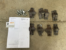 Set of 8 Roll Cage Saddles weld on bolted clamp 38mm 1.5" OD tube