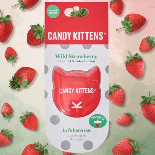 Candy kittens hanging - candy, air