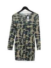 Topshop Bodycon Midi Dress UK10 in Tan