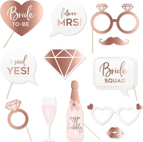 Ose gold wedding photo - gold, booth