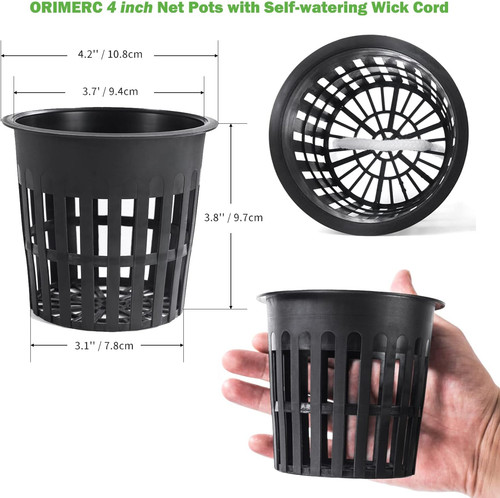 Pack inch net cup pots - pack, 4