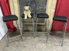 Set Of Four Vintage Industrial Kitchen Bar Pub Stools FREE MANCHESTER DELIVERY