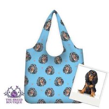 CAVALIER KING CHARLES SPANIEL SHOPPING BAG REUSABLE FOLDABLE WASHABLE