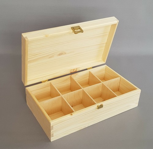 Plain wood box tea - plain, bag