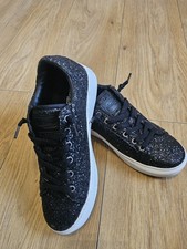 PrimaDonna Black Sparkle/Glitter Size 5 Trainers Brand New Without Box