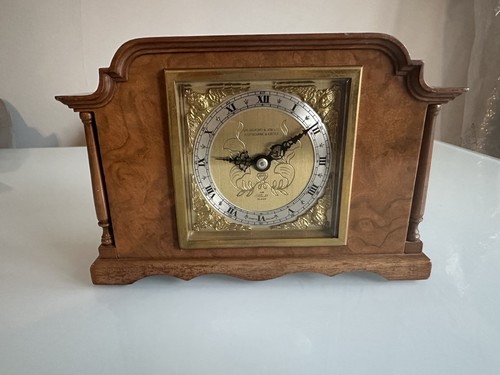 Elliott walnut mantel clock - walnut,