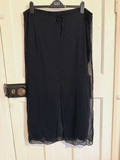Nitya Maxi Skirt Black Chiffon