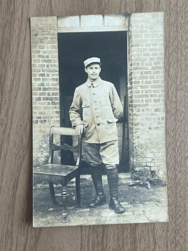 Vintage postcard wwi soldier - postcard,