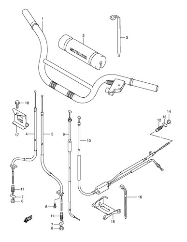 Suzuki genuine atv bolt - genuine,
