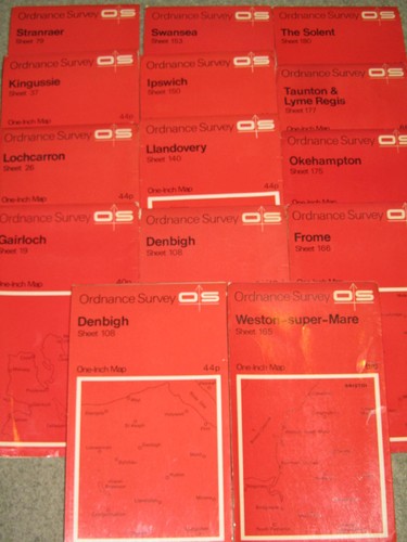 Ordnance survey one inch - os,