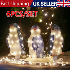 6pcs Christmas Acrylic Penguin