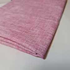 100% Cotton Linen Fabric PINK