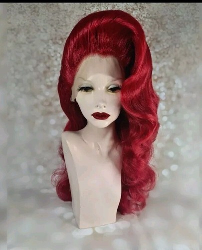 Red drag queen - red, synthetic