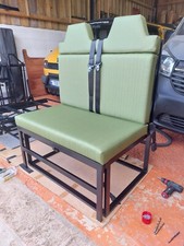 Camper bench seat bed. Race