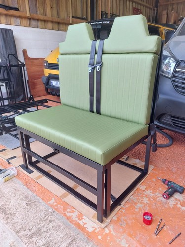 Camper bench seat bed race - camper,