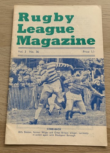 Rugby league magazine vol - rugby,